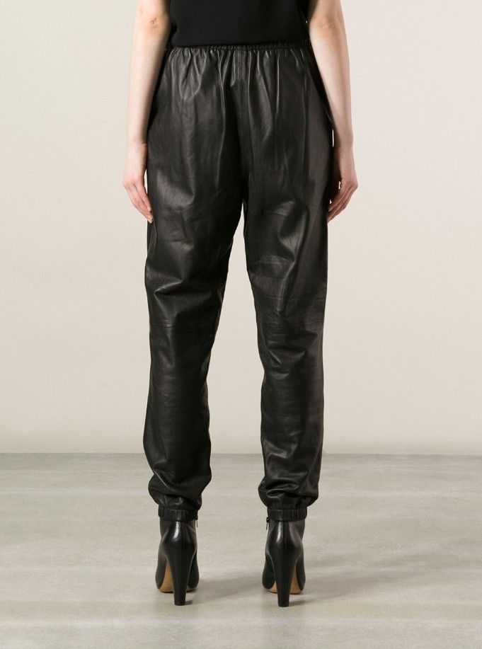 3.1 Phillip Lim Leather Sweatpants--7