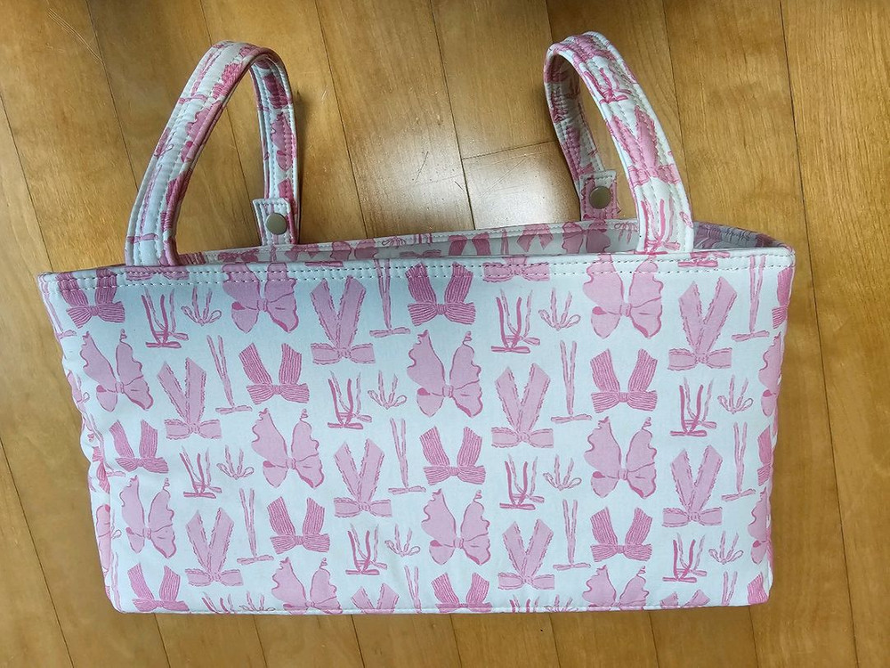 프레젠트프로젝트 리본핑크 스트롤러백--2