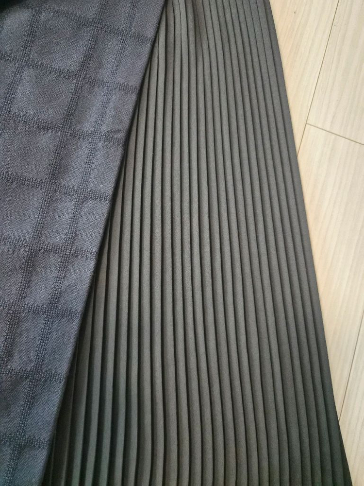 스튜디오 톰보이 아뜰리에 랩 스타일 플리츠 스커트 (네이비)--3