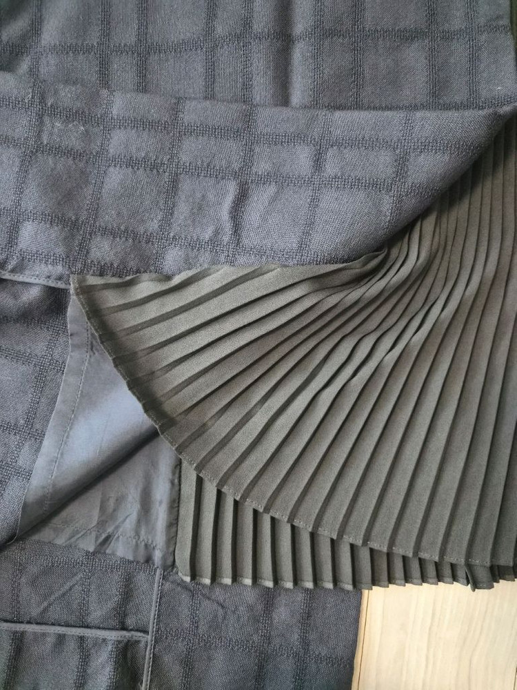 스튜디오 톰보이 아뜰리에 랩 스타일 플리츠 스커트 (네이비)--6