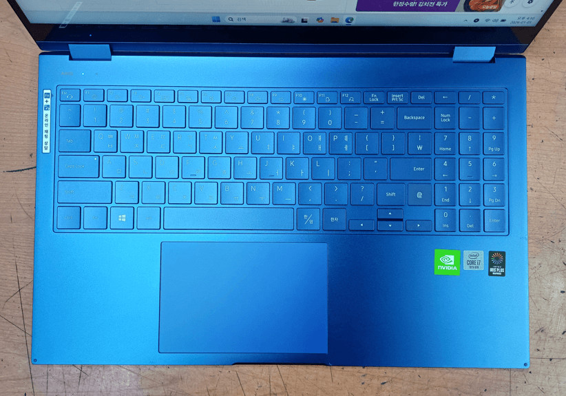 삼성전자 갤럭시북 플렉스 NT950QCG-X716A 인텔 i7 노트북 이미지