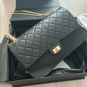 샤넬 2.55빈티지 라지 금장(가로28)