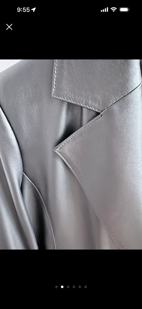 (마지막가격)GGPX 천연양가죽 자켓 55사이즈--1