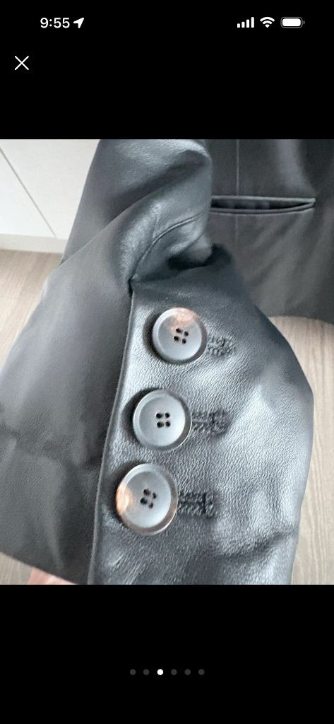 (마지막가격)GGPX 천연양가죽 자켓 55사이즈--2