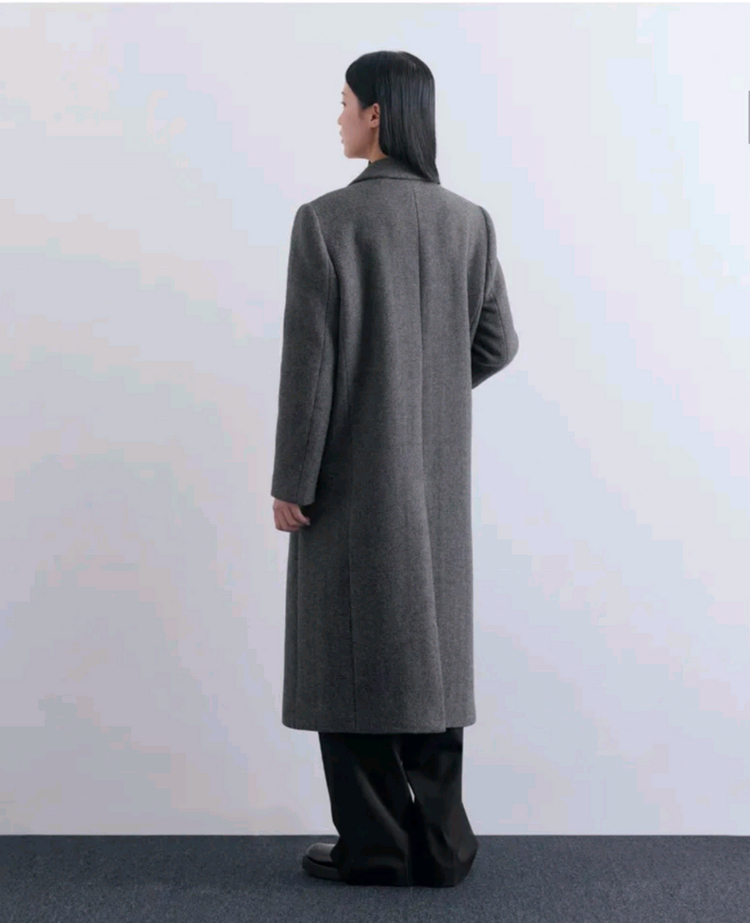 무신사 여성 울 롱코트 s 이미지