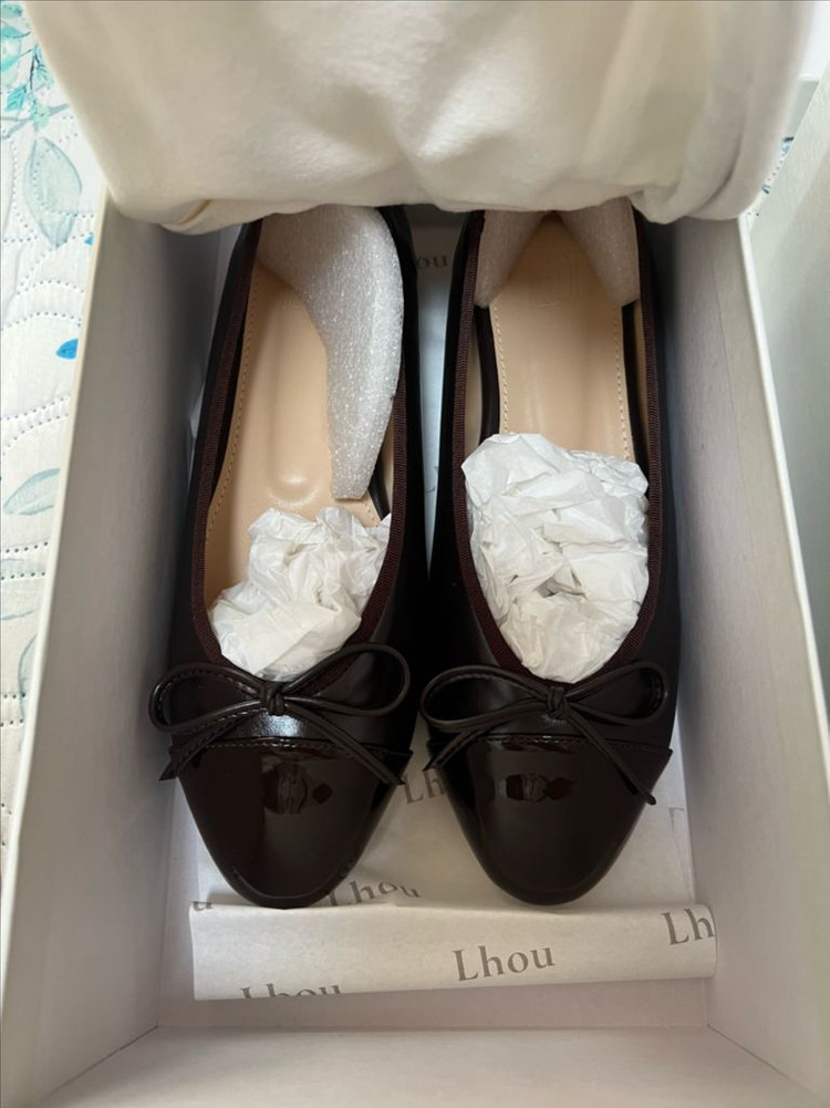 시에 벨라 리본 플랫 245 초콜렛 새상품--1