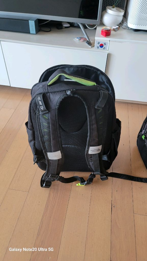 노스페이스 책가방 실내화가방--2