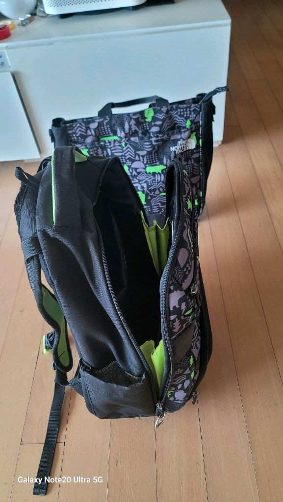 노스페이스 책가방 실내화가방--5