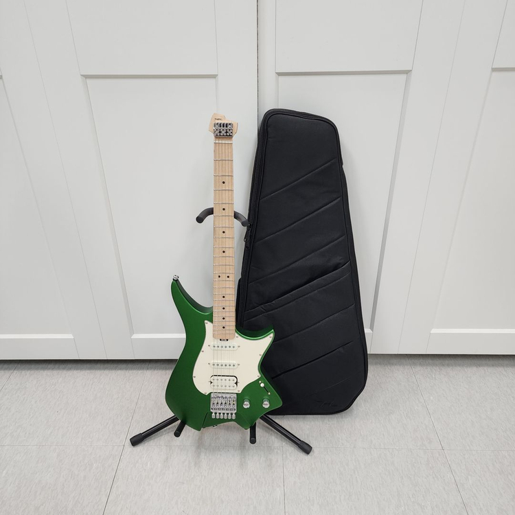 헥스 헤드리스 스트랫 일렉기타 NS100 그린--0