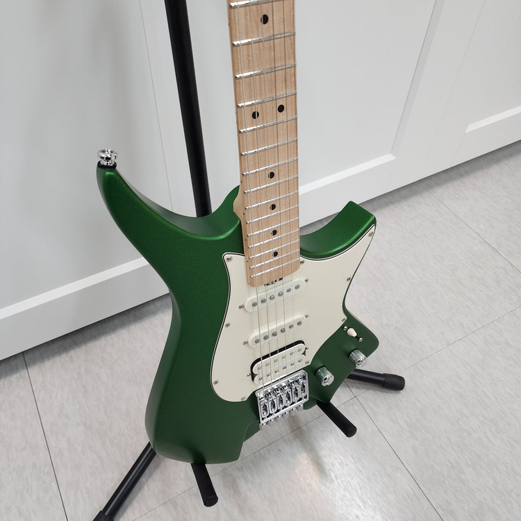 헥스 헤드리스 스트랫 일렉기타 NS100 그린--5