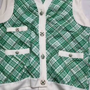 타임 간절기트위드조끼