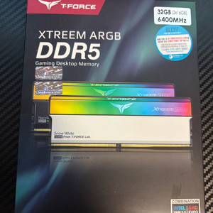tforce 익스트림 ddr5 6400 cl32 32G
