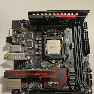 ASUS MAXIMUS VIII IMPACT 인텔 Z170 ITX 메인보드