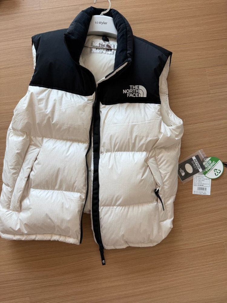 24FW 노스페이스 1996 에코눕시 베스트 크림 XL--4