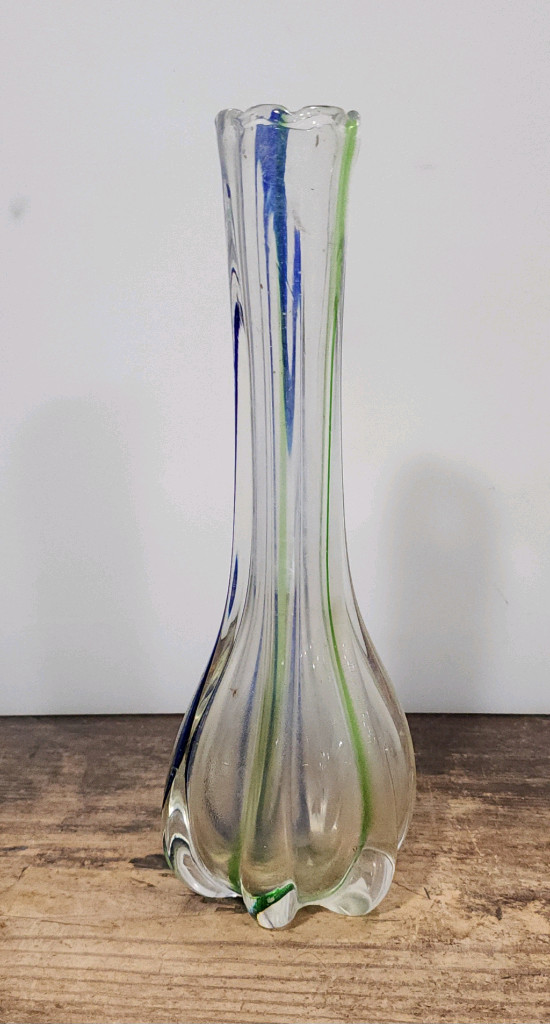 앤틱 글래스 화병.--1