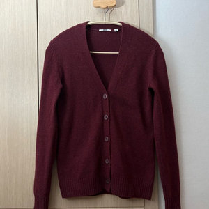 유니클로 울알파카 가디건 S