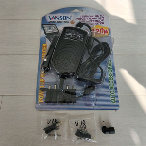 시거잭 노트북 충전기 VANSON 차량용 멀티 어뎁터 SDR-120W 팝니다