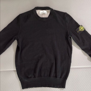 [정품] 스톤 아일랜드 블랙 니트 M