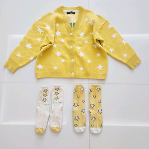 로아앤제인 가디건 130 사이즈 + 세트 양말 2개 일괄