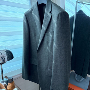 지이크 이태리 까노니코 모100% 미착용새것 카키그레이 97사이즈