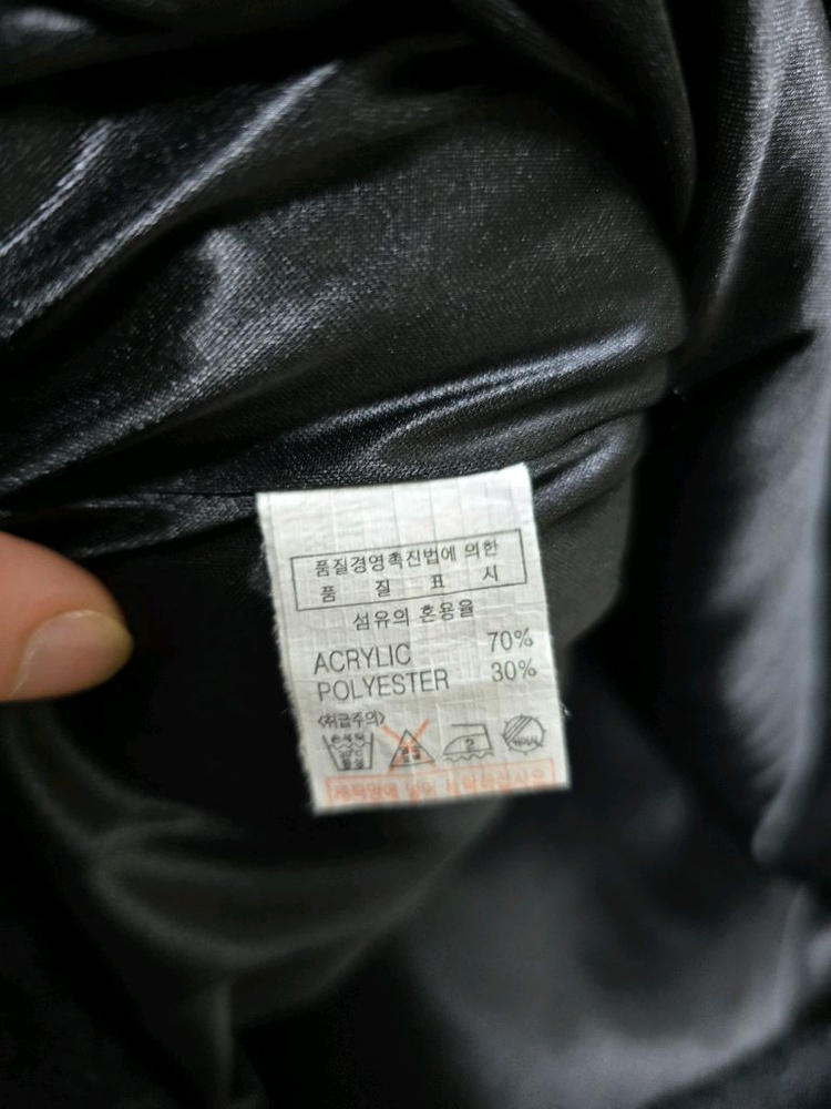 SHURRCA 브랜드의 블랙 퍼 상의--1