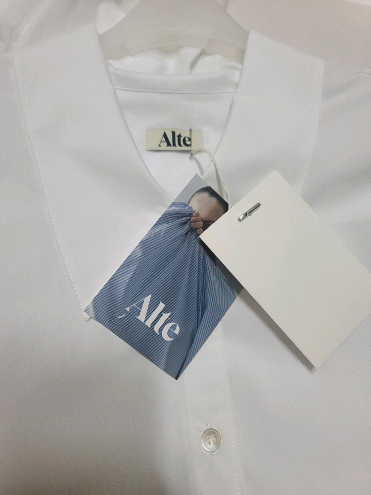 (새상품) alte 알테 VIM SHIRTS 셔츠 블라우스 (OFF WHITE) free사이즈--7
