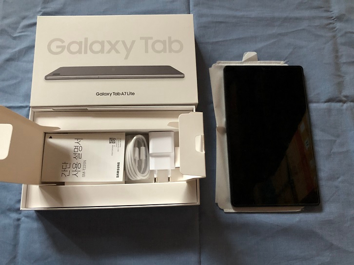 갤럭시탭A7 Lite LTE (전화 및 문자 가능)--0