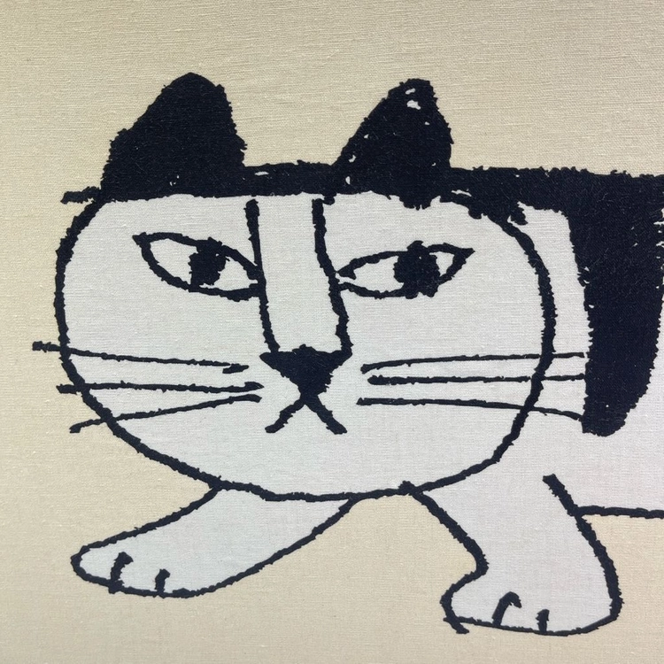 리사라르손 스파이키 고양이그림 베이지 중형 캔버스액자(전시품) 이미지