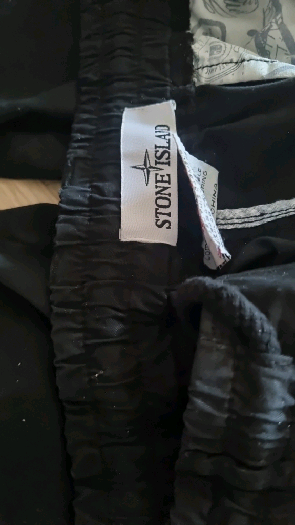 스톤아일랜드블랙카고 팬츠. 36-42. (새상품급)--2