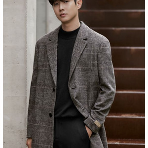 프로젝트엠 글렌체크 코트