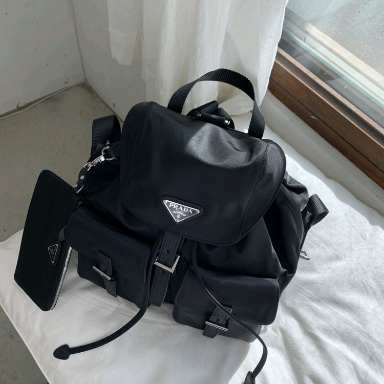 프00 파우치 미디엄 리나일론 백팩--8