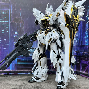 건담 혜성 시난주 백색, SG모형 전기도금 팝니다