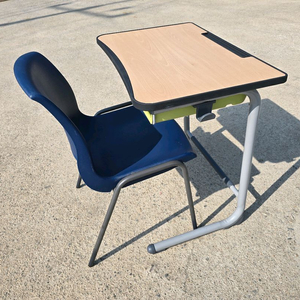 신품상판 학원책상 의자세트 학원책걸상 와이드책상세트 이미지