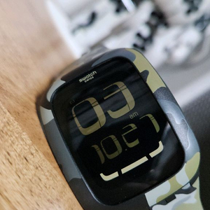 # SWATCH 스와치 터치 디지털 카모 레어모델 정품시계 급처