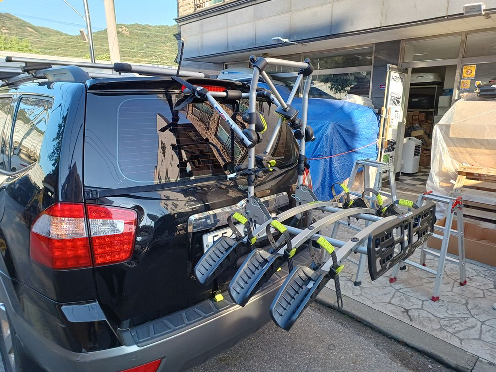 아트원 이지랙 2대용 및 버즈랙 파일럿2.3(2대용,3대용) 후미형자전거캐리어,견인볼 히치형 최저가 이미지