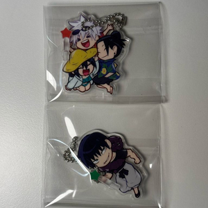 주술회전 토우지 게토 고죠 아크릴 키링 가챠