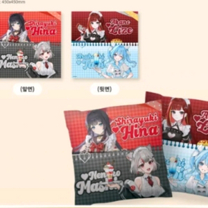 스텔라이브 애니플러스 콜라보 쿠션 새제품