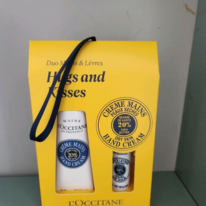 록시땅 시어버터 핸드크림, 립밥 듀오 선물 세트 (새상품)