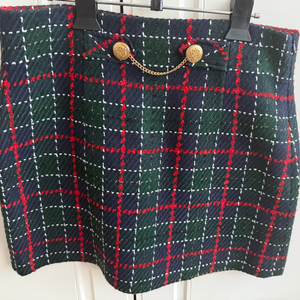 자라 체크스커트