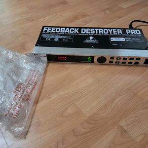 미사용 베링거(Behringer)의 FEEDBACK PRO DSP1124P 하울링 제거기