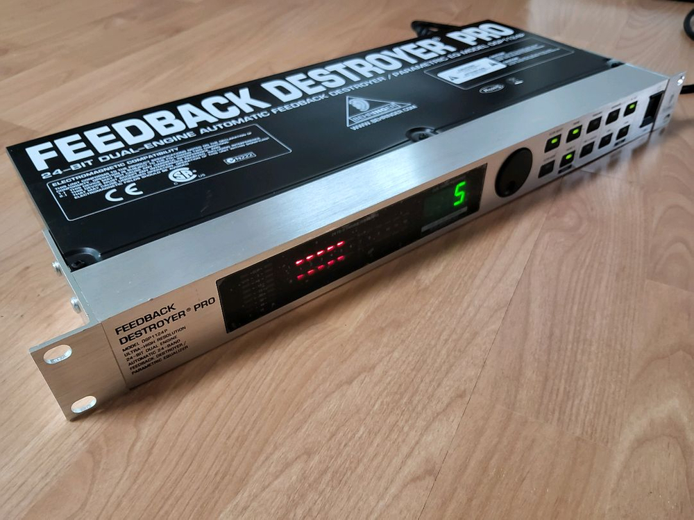미사용 베링거(Behringer)의 FEEDBACK PRO DSP1124P 하울링 제거기--4