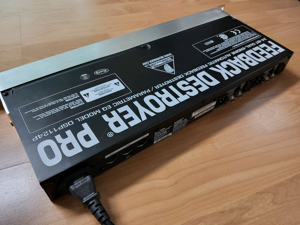 미사용 베링거(Behringer)의 FEEDBACK PRO DSP1124P 하울링 제거기--5