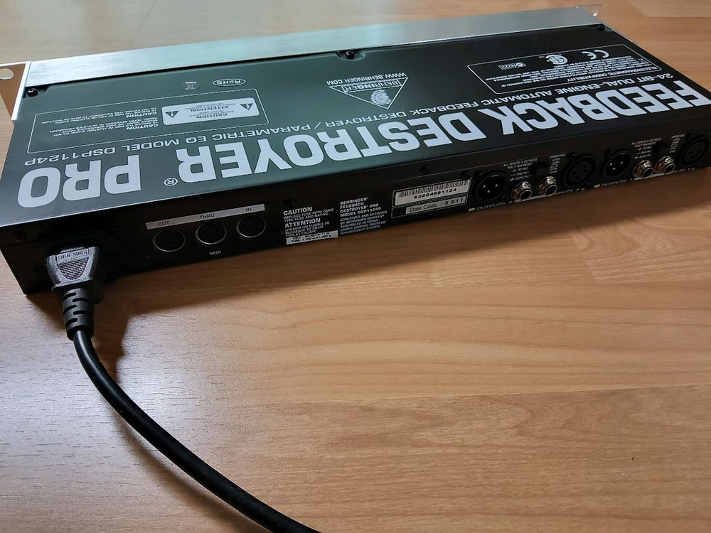 미사용 베링거(Behringer)의 FEEDBACK PRO DSP1124P 하울링 제거기--6