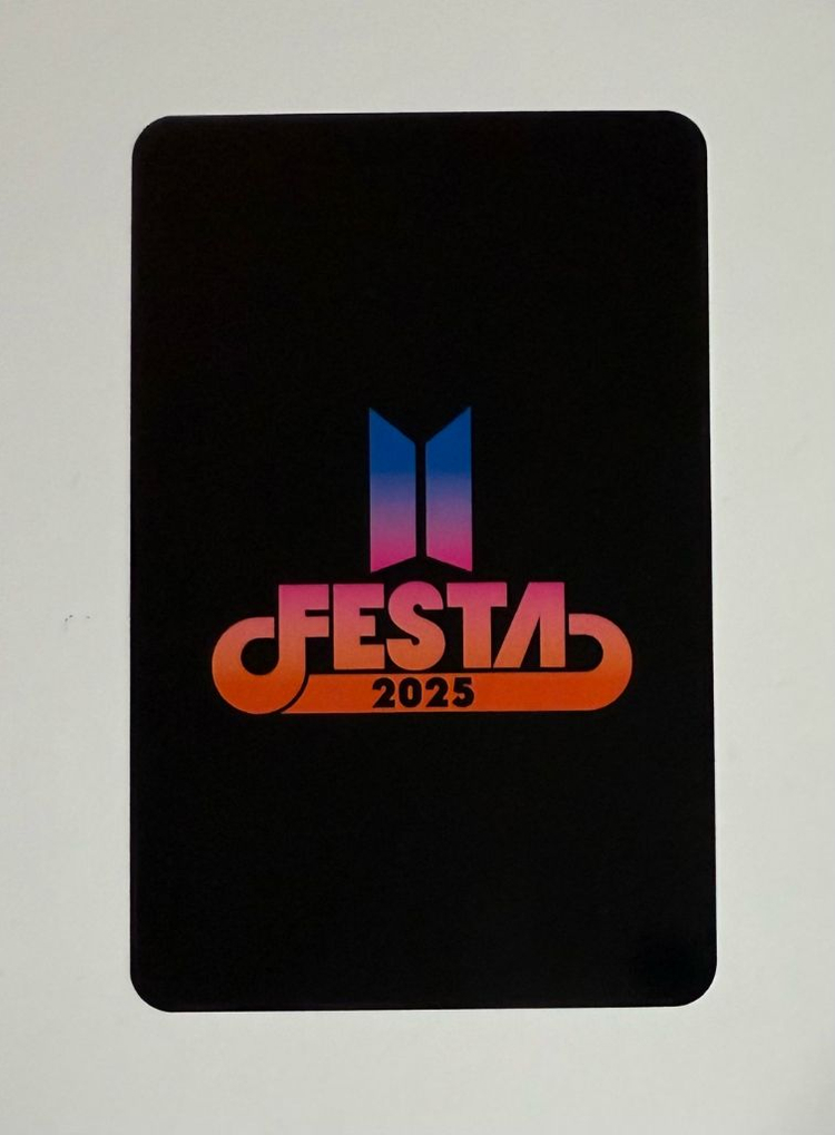 방탄 런석진 슬로건 방탄 아미 페스타 2025 포카 이미지