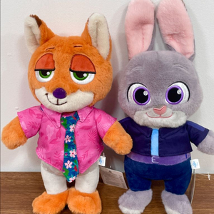 (새상품) 주토피아 닉 & 주디 정품 인형 일괄구매 할인