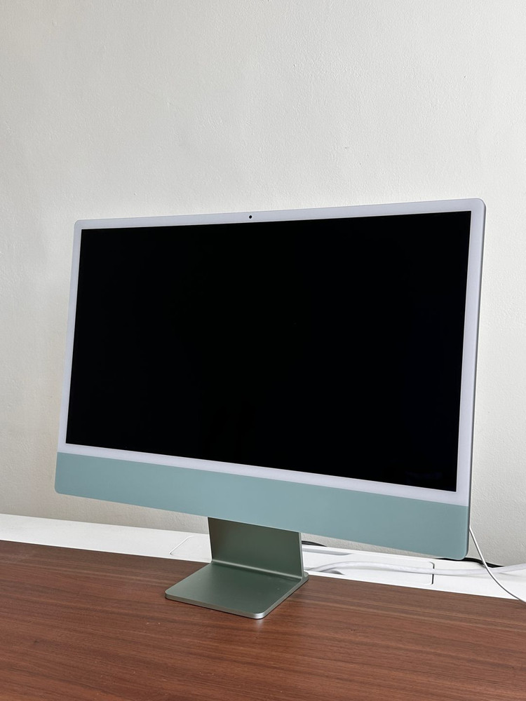 아이맥 2021 24인치 고급형 M1 16G, 256HD 민트 이미지