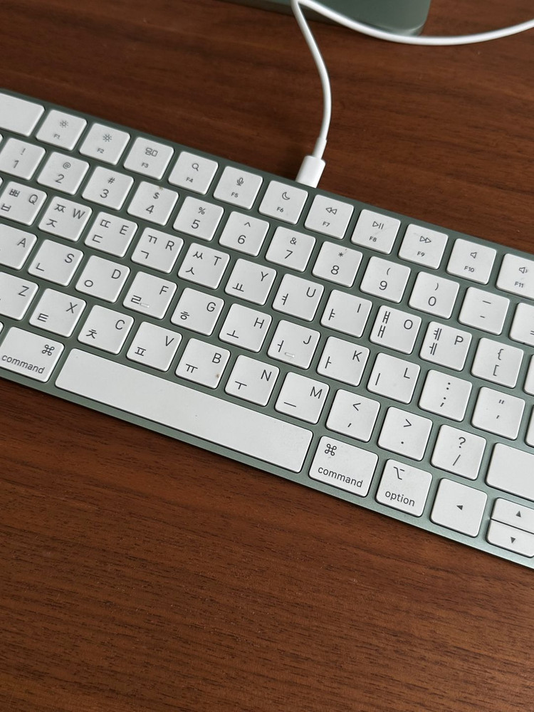 아이맥 2021 24인치 고급형 M1 16G, 256HD 민트 이미지