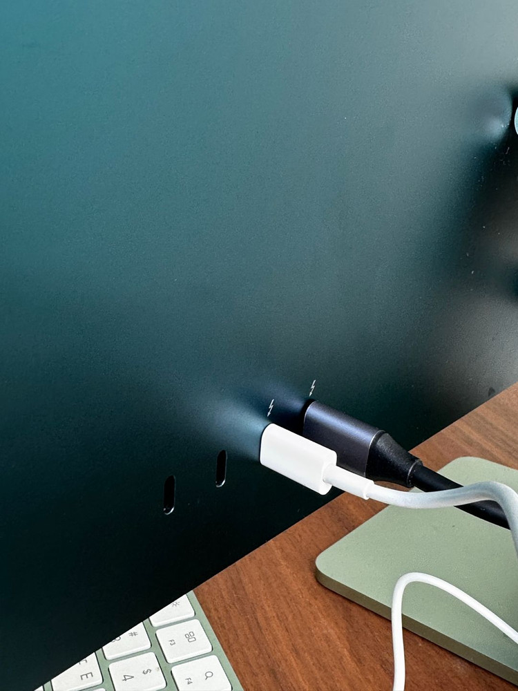 아이맥 2021 24인치 고급형 M1 16G, 256HD 민트 이미지