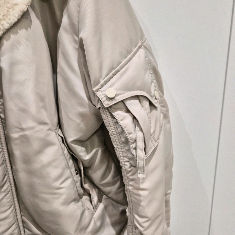 시스템옴므 양털 베이지 자켓 100--2