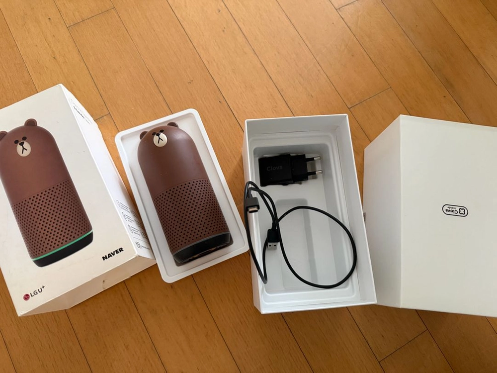 네이버 클로바 브라운 AI 스피커 NL-S100KR 인공지능 에듀 스피커 이미지